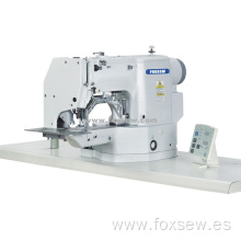 Máquina de costura automática de patrones de orificio de ventilación de tapas
